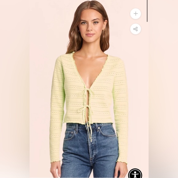 Amanda Uprichard Cardi Top - Picture 1 of 1